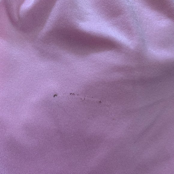 SOLD Vintage 80s pink blue color block bike shorts - Picture 4 of 4